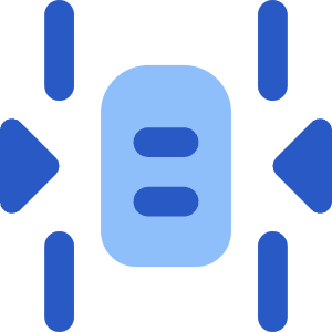 Car Top Side Arrow Icon from Core Flat Set