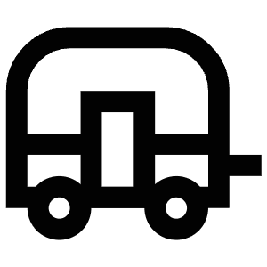 Caravan Wheels Icon from Atlas Line Set