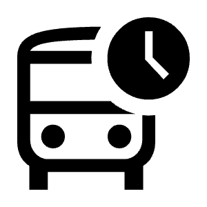 Departure Board Icon from Sharp Line - Material Symbols Set