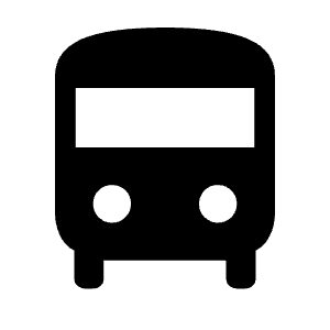 Directions Bus Fill Icon from Outlined Fill - Material Symbols Set