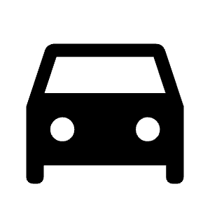 Directions Car Fill Icon from Outlined Fill - Material Symbols Set