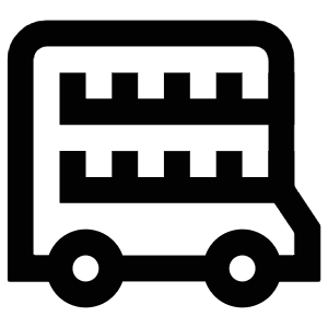 Double Decker Bus Icon from Atlas Line Set