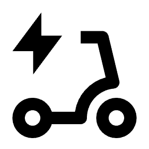Electric Scooter Fill Icon from Outlined Fill - Material Pro Free Set