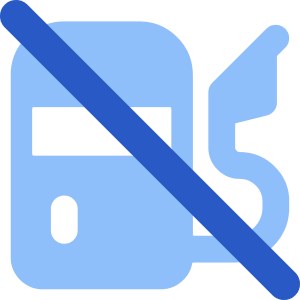 Empty Gas Icon from Core Flat Set