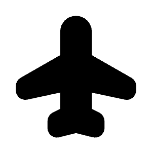 Flight Fill Icon from Rounded Fill - Material Pro Free Set