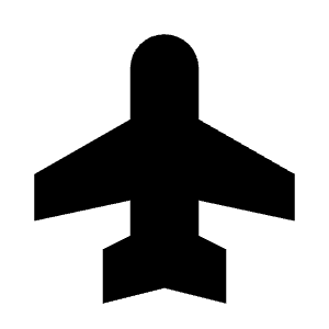 Flight Fill Icon from Sharp Fill - Material Pro Free Set