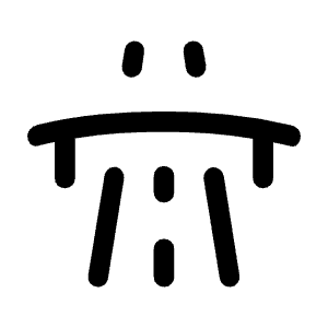 Flyover Icon from Rounded Line - Material Symbols Set