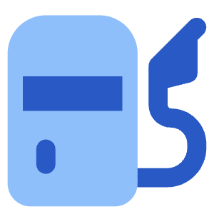 Gas Station Fuel Petroleum Icon from Core Flat Set