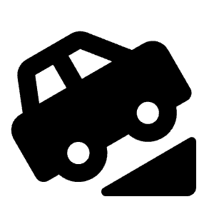 Hill Up Fill Icon from Rounded Fill - Material Pro Free Set