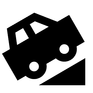 Hill Up Fill Icon from Sharp Fill - Streamline Material Free Set