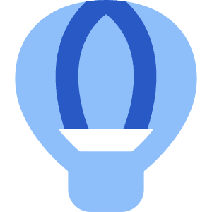 Hot Air Balloon Icon from Core Flat Set