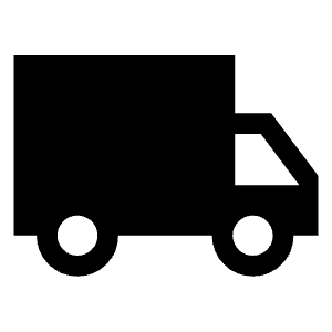 Local Shipping Fill Icon from Sharp Fill - Material Symbols Set