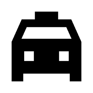 Local Taxi Fill Icon from Sharp Fill - Material Pro Free Set