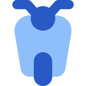 Motocycle Front Icon from Core Flat Set