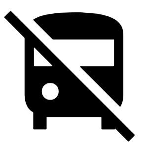 No Transfer Fill Icon from Sharp Fill - Material Symbols Set