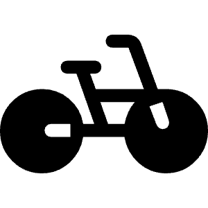 Pedal Bike Fill Icon from Rounded Fill - Material Symbols Set