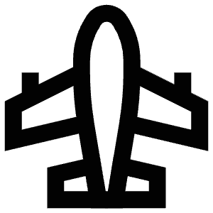 Plane Icon from Atlas Line Set