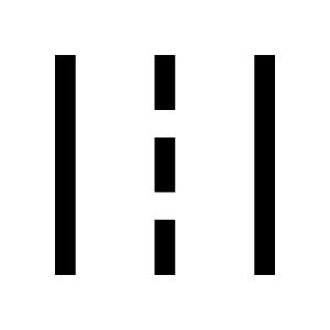 Road Icon from Sharp Line - Material Symbols Set