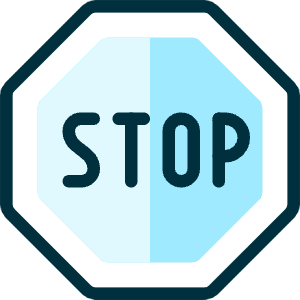 Road Sign Stop Icon from Ultimate Duotone - Free Set