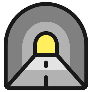 Road Tunnel Icon from Ultimate Colors - Free Set