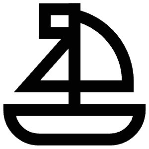 Sailing Boat Icon from Atlas Line Set