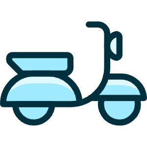 Scooter Icon from Ultimate Duotone - Free Set