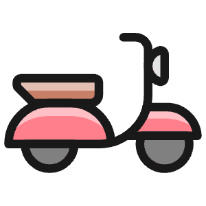 Scooter Icon from Ultimate Colors - Free Set