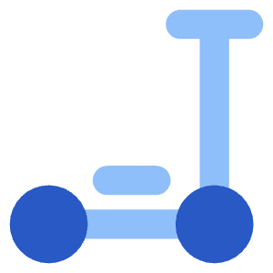 Scooter Icon from Core Flat Set