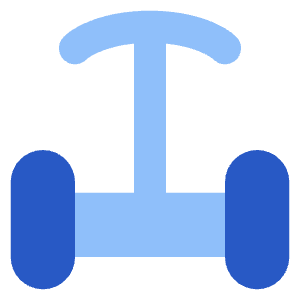 Segway Front Icon from Core Flat Set