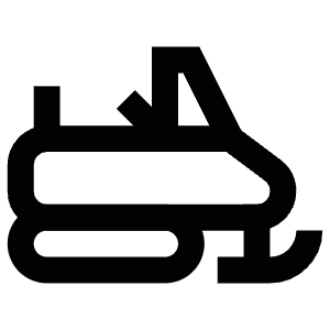 Snow Ski Icon from Atlas Line Set