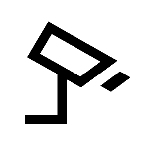 Speed Camera Icon from Sharp Line - Material Symbols Set