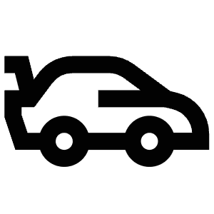 Sports Car Icon from Atlas Line Set