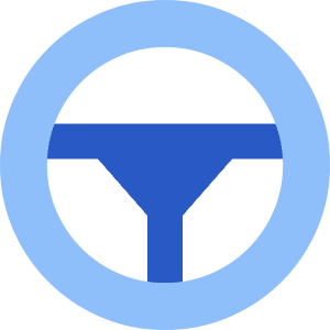 Steering Wheel Icon from Core Flat Set
