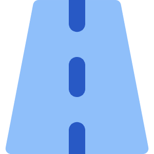 Street Road Icon from Core Flat Set