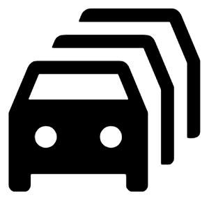 Traffic Jam Fill Icon from Outlined Fill - Material Symbols Set