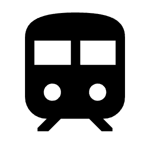 Train Fill Icon from Sharp Fill - Material Symbols Set