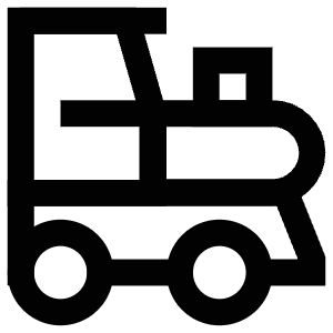 Train Locomotive Icon from Atlas Line Set