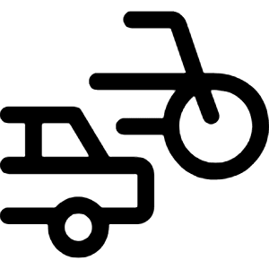 Transportation Icon from Rounded Line - Material Symbols Set