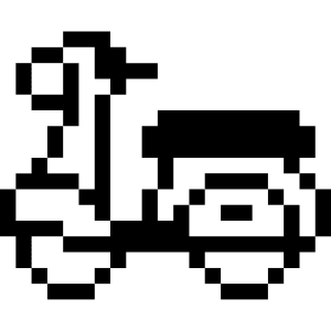 Transportation Motorcycle Icon from Pixel - Free Set