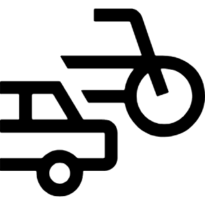 Transportation Icon from Outlined Line - Material Symbols Set
