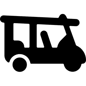 Tuk Tuk Icon from Ultimate Bold - Free Set