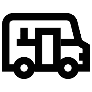 Van Transportation Icon from Atlas Line Set