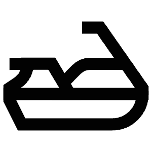 Water Scooter Icon from Atlas Line Set