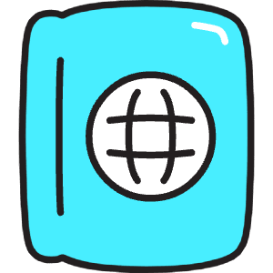 Passport Icon from Stickies Colors - Free Set