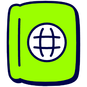 Passport Icon from Stickies Duo - Free Set
