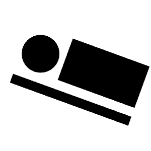 Airline Seat Flat Angled Fill Icon from Sharp Fill - Material Symbols Set