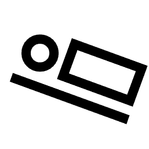 Airline Seat Flat Angled Icon from Sharp Line - Material Symbols Set
