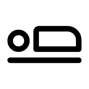 Airline Seat Flat Icon from Rounded Line - Material Symbols Set