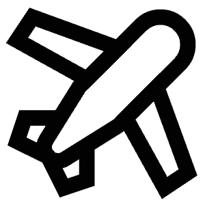 Airline Icon from Atlas Line Set