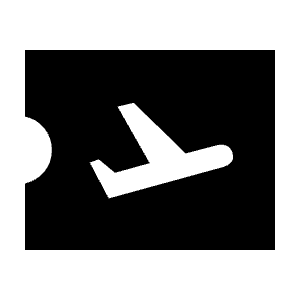Airplane Ticket Fill Icon from Sharp Fill - Material Symbols Set